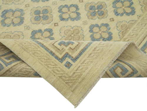Tebriz Beige Classic Cotton Wool Handmade Area Rug 8'0'' x 9'10''