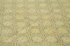 Tebriz Beige Classic Cotton Wool Handmade Area Rug 7'11'' x 9'7''