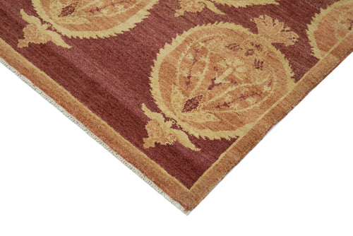 Tebriz Red Classic Cotton Wool Handmade Area Rug 5'10'' x 8'0''