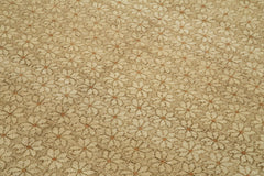 Tebriz Brown Classic Cotton Wool Handmade Area Rug 6'3'' x 8'11''