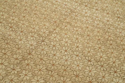 Tebriz Brown Classic Cotton Wool Handmade Area Rug 6'3'' x 8'11''