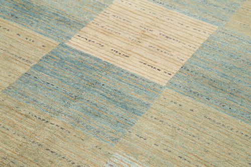 Tebriz Beige Classic Cotton Wool Handmade Area Rug 6'2'' x 9'0''