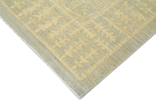 Tebriz Beige Classic Cotton Wool Handmade Area Rug 7'9'' x 9'1''