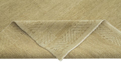Tebriz Beige Classic Cotton Wool Handmade Area Rug 9'1'' x 12'1''