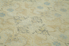 Tebriz Beige Classic Cotton Wool Handmade Area Rug 9'0'' x 11'7''