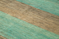 Tebriz Turquoise Classic Cotton Wool Handmade Area Rug 8'10'' x 11'10''