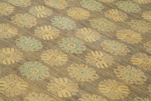 Handmade Area Rug – Classic Beige Wool Cotton Carpet | Turkish Hand Knotted Vintage