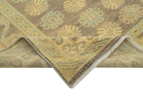 Handmade Area Rug – Classic Beige Wool Cotton Carpet | Turkish Hand Knotted Vintage