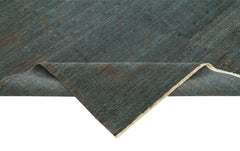 Tebriz Blue Classic Cotton Wool Handmade Area Rug 7'9'' x 9'11''