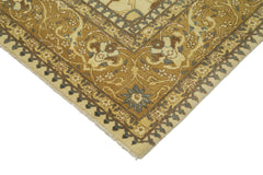 Tebriz Beige Classic Cotton Wool Handmade Area Rug 9'11'' x 13'11''