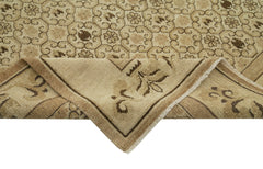 Tebriz Beige Classic Cotton Wool Handmade Area Rug 10'0'' x 13'11''
