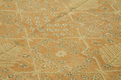 Tebriz Beige Classic Cotton Wool Handmade Area Rug 9'1'' x 12'0''