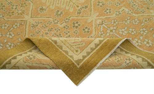 Tebriz Beige Classic Cotton Wool Handmade Area Rug 9'1'' x 12'0''