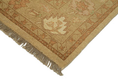 Handmade Area Rug - Classic Beige Cotton Wool Turkish Wool Carpet 9'x11'11''