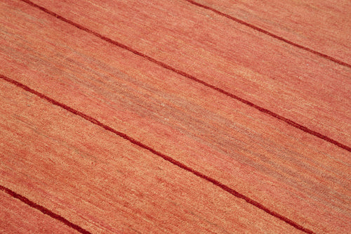 Tebriz Red Classic Cotton Wool Handmade Area Rug 9'3'' x 11'11''