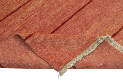 Tebriz Red Classic Cotton Wool Handmade Area Rug 9'3'' x 11'11''