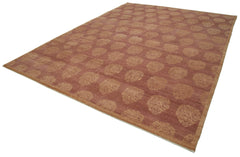 Handmade Area Rug – Tebriz Red Classic 9x12 Wool Cotton Vintage Carpet