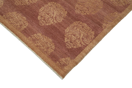 Handmade Area Rug – Tebriz Red Classic 9x12 Wool Cotton Vintage Carpet