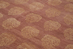 Handmade Area Rug – Tebriz Red Classic 9x12 Wool Cotton Vintage Carpet