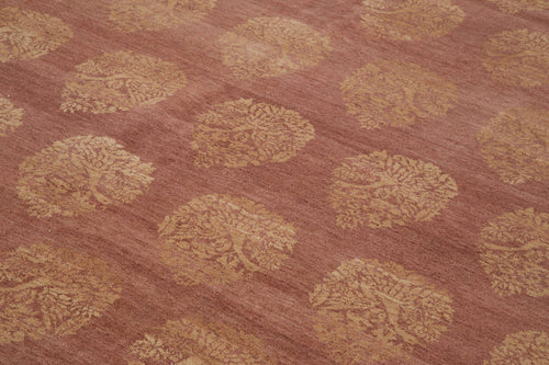 Handmade Area Rug – Tebriz Red Classic 9x12 Wool Cotton Vintage Carpet