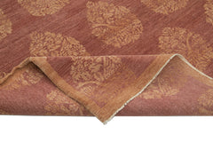 Handmade Area Rug – Tebriz Red Classic 9x12 Wool Cotton Vintage Carpet