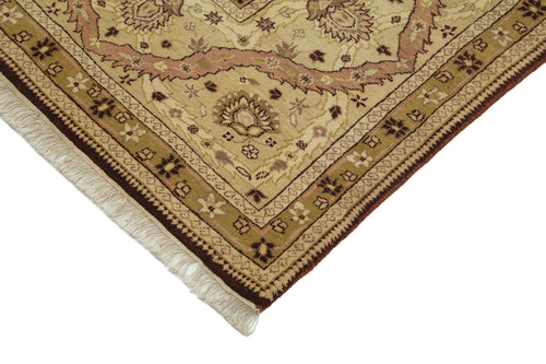 Tebriz Beige Classic Cotton Wool Handmade Area Rug 9'2'' x 12'2''