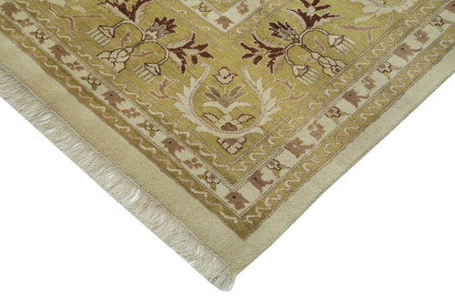 Tebriz Beige Classic Cotton Wool Handmade Area Rug 10'0'' x 13'7''