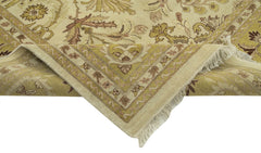 Tebriz Beige Classic Cotton Wool Handmade Area Rug 10'0'' x 13'7''