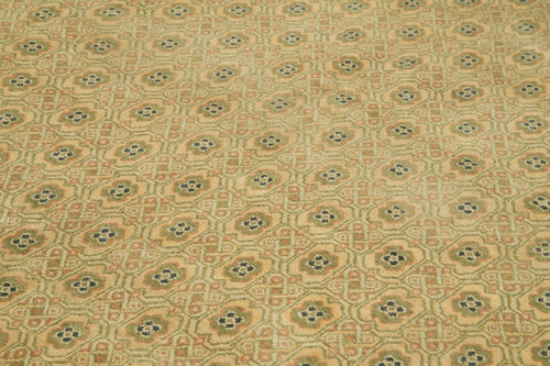 Tebriz Beige Classic Cotton Wool Handmade Area Rug 8'0'' x 9'11''