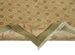 Tebriz Beige Classic Cotton Wool Handmade Area Rug 8'0'' x 9'11''