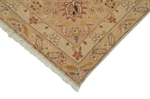 Tebriz Beige Classic Cotton Wool Handmade Area Rug 9'11'' x 13'9''