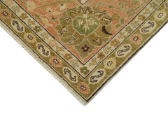 Handmade Area Rug | Classic Beige Cotton Wool Turkish Knotted Carpet 9'x12'2"