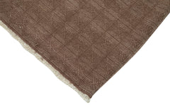 Tebriz Purple Classic Cotton Wool Handmade Area Rug 10'0'' x 13'10''