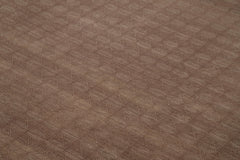 Tebriz Purple Classic Cotton Wool Handmade Area Rug 10'0'' x 13'10''