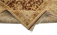 Tebriz Beige Classic Cotton Wool Handmade Area Rug 9'11'' x 13'10''