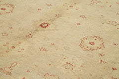 Tebriz Beige Classic Cotton Wool Handmade Area Rug 9'0'' x 11'9''