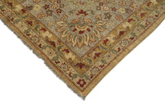 Tebriz Brown Classic Cotton Wool Handmade Area Rug 10'2'' x 13'3''