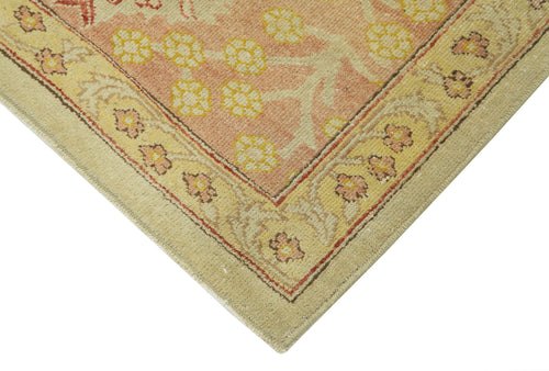 Tebriz Beige Classic Cotton Wool Handmade Area Rug 7'10'' x 10'0''