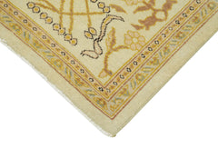 Tebriz Beige Classic Cotton Wool Handmade Area Rug 8'4'' x 9'11''