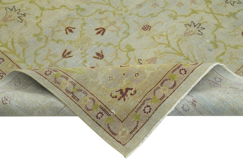 Tebriz Beige Classic Cotton Wool Handmade Area Rug 7'5'' x 10'5''