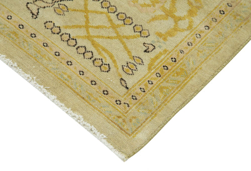 Tebriz Beige Classic Cotton Wool Handmade Area Rug 8'2'' x 9'7''
