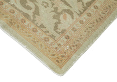 Tebriz Green Classic Cotton Wool Handmade Area Rug 8'5'' x 9'10''