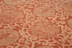 Tebriz Red Classic Cotton Wool Handmade Area Rug 10'4'' x 14'0''