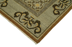 Tebriz Brown Classic Cotton Wool Handmade Area Rug 10'0'' x 13'10''