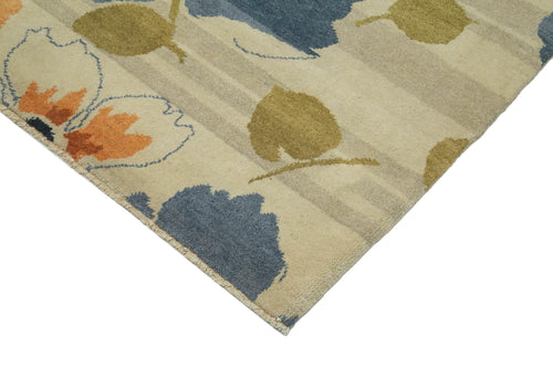 Tebriz Beige Classic Cotton Wool Handmade Area Rug 10'0'' x 14'4''