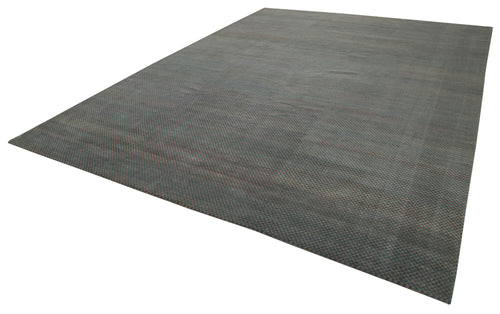 Tebriz Grey Classic Cotton Wool Handmade Area Rug 10'0'' x 13'9''