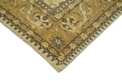 Tebriz Beige Classic Cotton Wool Handmade Area Rug 9'10'' x 14'1''