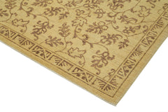 Tebriz Beige Classic Cotton Wool Handmade Area Rug 8'2'' x 9'7''