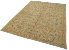 Tebriz Brown Classic Cotton Wool Handmade Area Rug 6'3'' x 8'6''