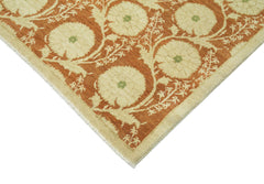 Tebriz Beige Classic Cotton Wool Handmade Area Rug 6'0'' x 7'10''
